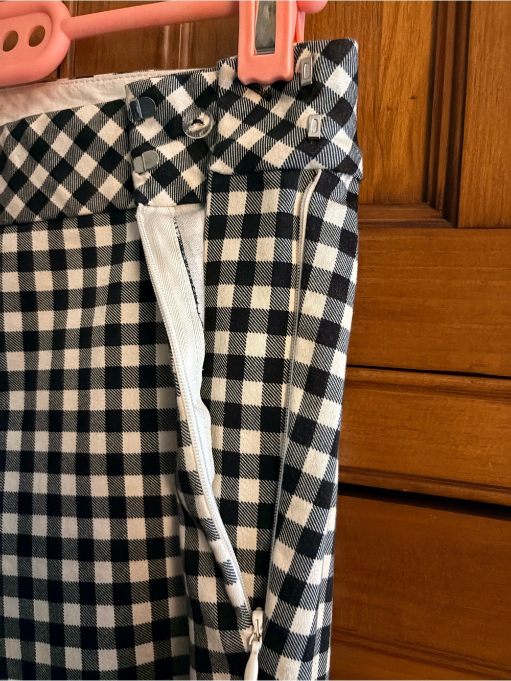 Checkered Black and White Pants - Size EU 42 / US 12 - Picture 3 of 8